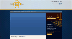 Desktop Screenshot of mcgarrylawoffice.com